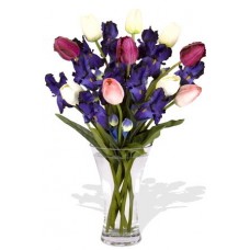 Iris and Tulips Bouquet